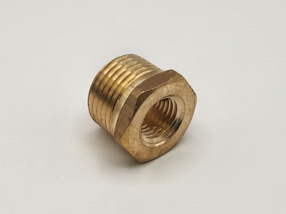 Fitting, Brass, Bushing, 1/2" Male x 1/4" Female NPT