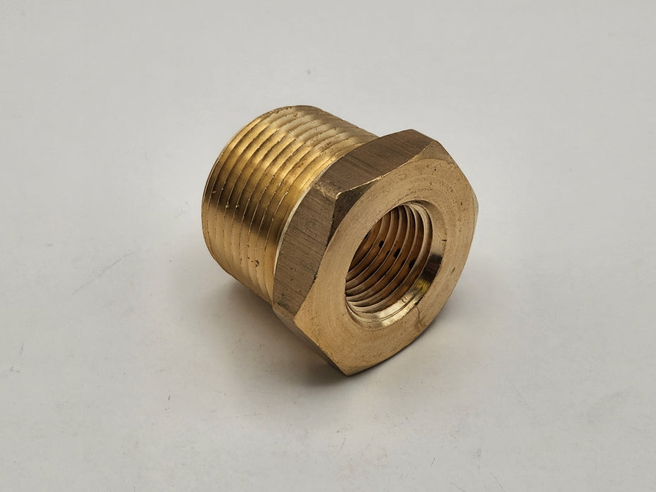Fitting, Brass, Bushing, 1" Male x 1/2" Female NPT