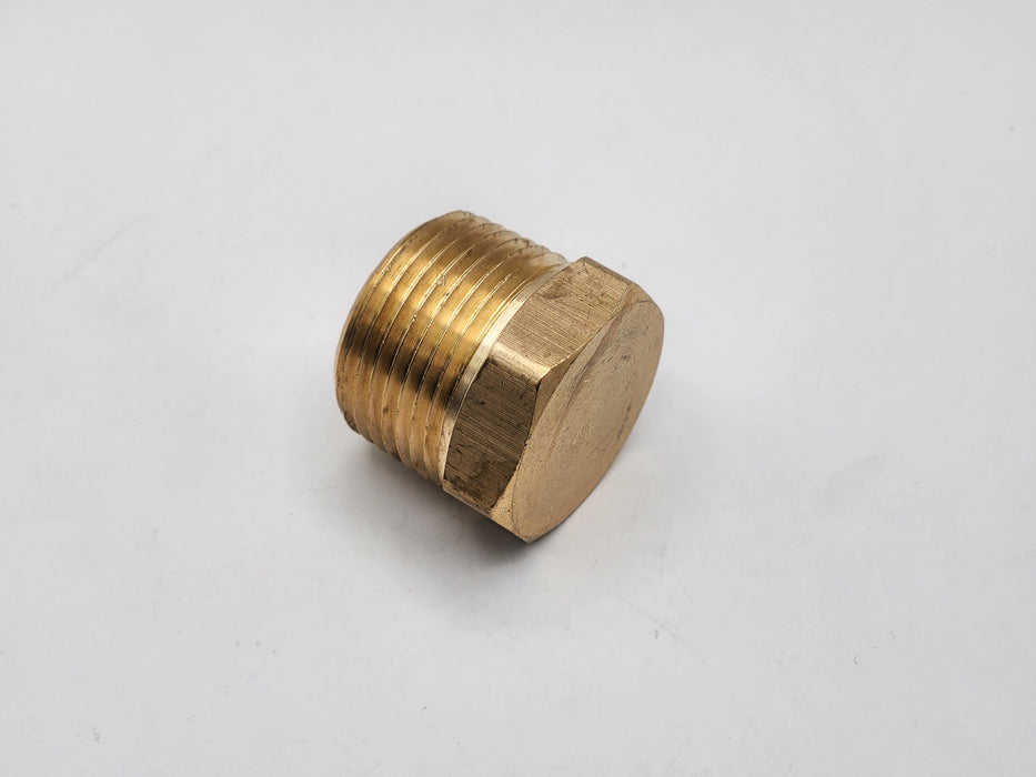 Fitting, Brass, Hex Head Plug, 3/4" Male NPT