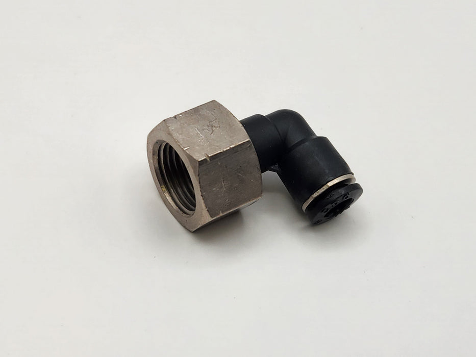 Fitting, PTC, Female Hex Elbow, 1/4" x 3/8" Female NPT
