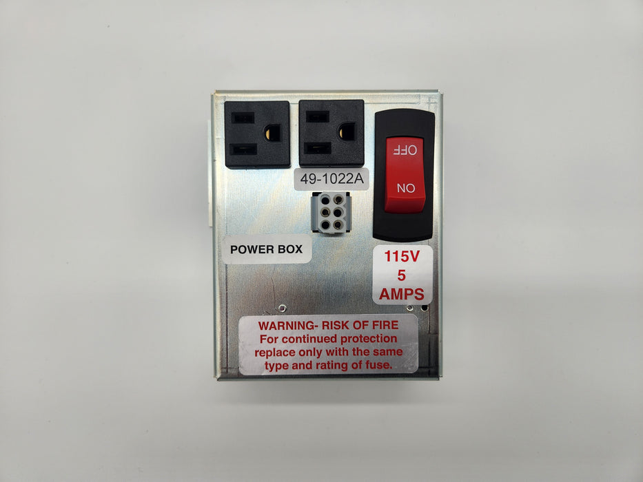 HAMILTON MFG REPLACEMENT PART 49-1022A, POWER BOX COMPLETE 5AMP