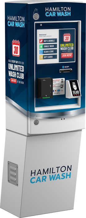 HAMILTON CTKAZFAAKZZZZZZ CTK Paystation Kiosk w/ID Tech VP6800, Door Wrap (Standard), Receipt Printer