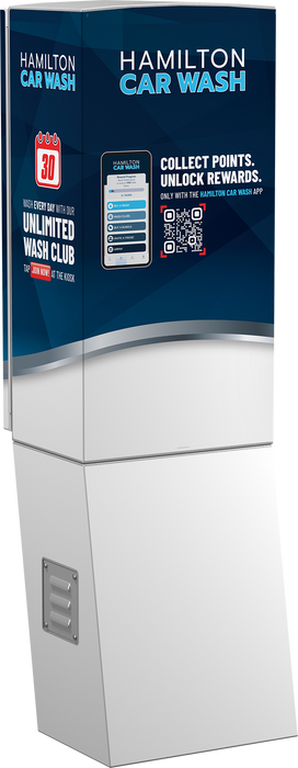 HAMILTON CTKAZFAAKZZZZZZ CTK Paystation Kiosk w/ID Tech VP6800, Door Wrap (Standard), Receipt Printer