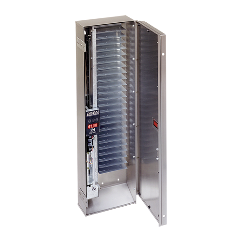 Laurel Digi-Max Electronic Drop-Shelf Vendor, Single Column w/IDX MA850, Model 399-MAX-MA