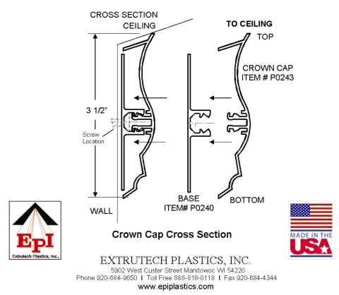 Extrutech Two-Part Crown Cap