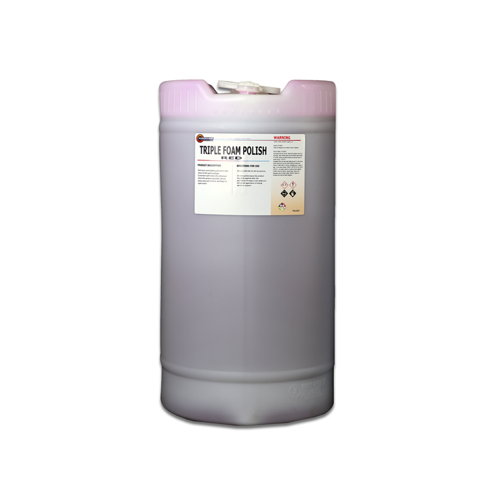 Powershine Bubblegum Triple-Foam Polish Red 15 Gallon