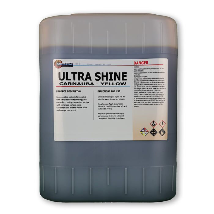 Powershine Ultra Shine Carnauba Yellow 5 Gallon